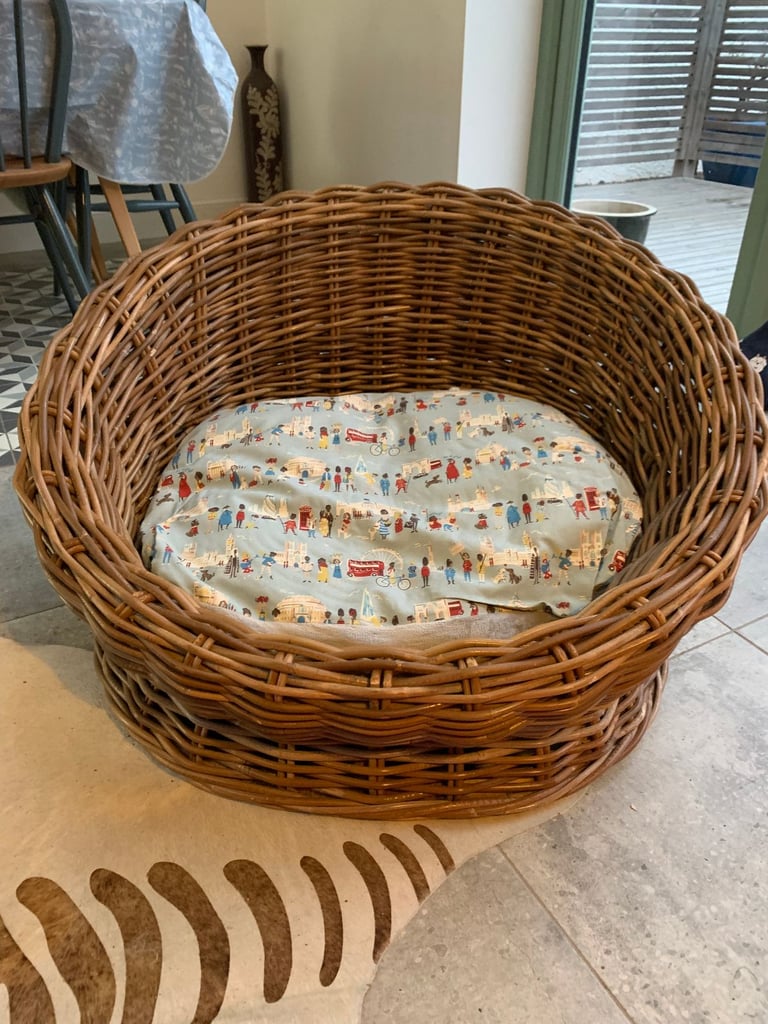 Handmade Wicker Dog Basket