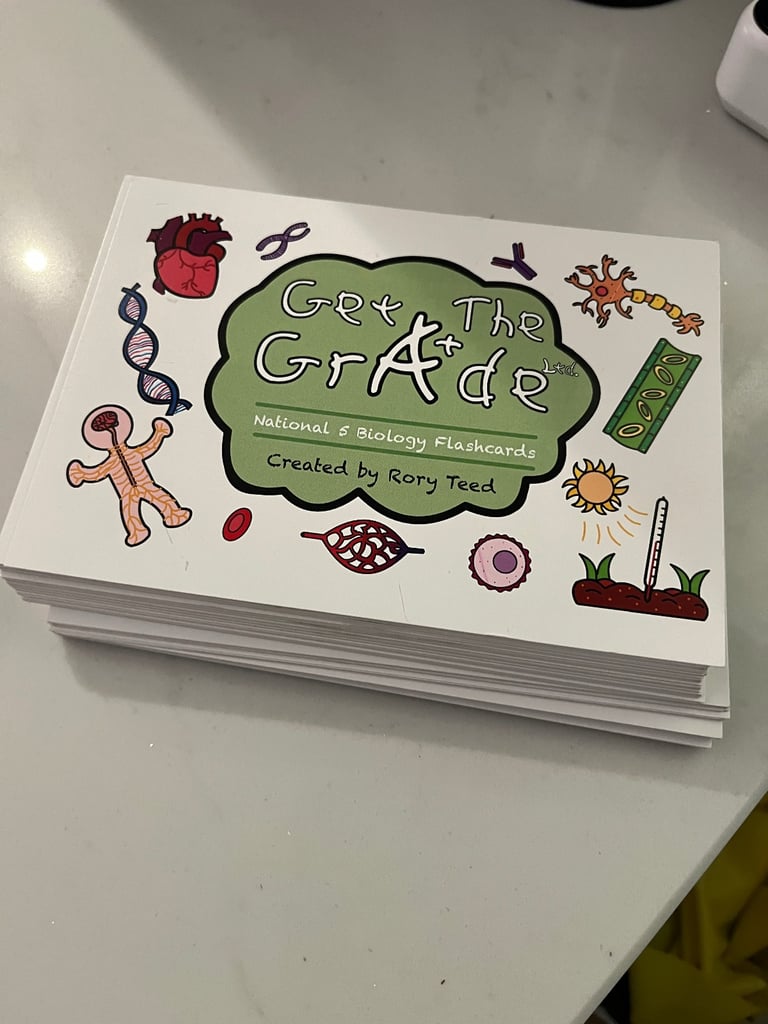 image for Get the Grade - Nat 5 biology flashcards