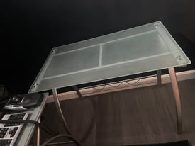 Steel + Glass Desk