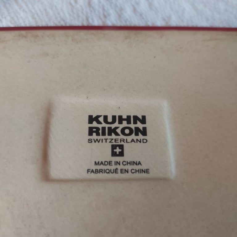 Four Red Swiss Kuhn Rikon Tapas Dishes 