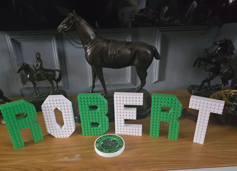 image for Personalised celtic lego letters £4 a letter 