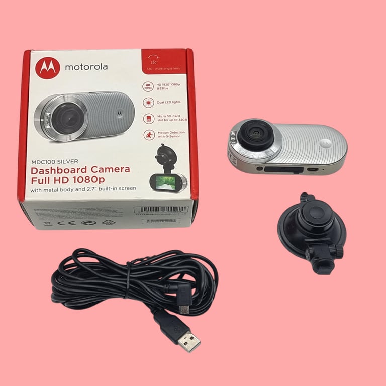 * Motorola MDC100 Car Vehicle Dash Cam Dashboard Camera *