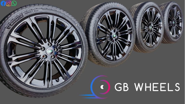 Genuine Range Rover 23" Style 1075 Alloy wheels Sport Vogue L460 L461 Black