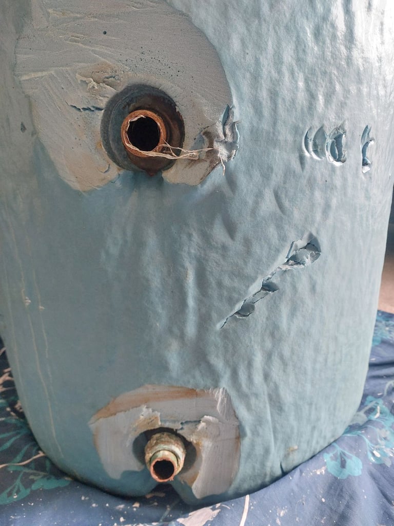 Vented Copper Cylinder with insulation & immersion heater