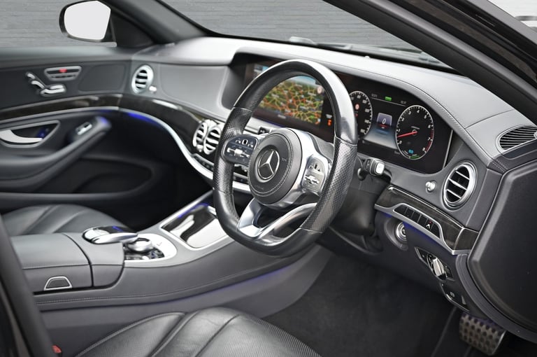MERCEDES-BENZ S450 L AMG LINE 3.0 [EQ BOOST] MHEV 5DR SALOON 2018 [68] BLACK