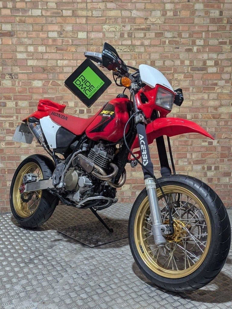 HONDA XR400 LOW MILEAGE 2005 - SUPER MOTO WHEELS - LOW MILEAGE - TIDY BIKE.