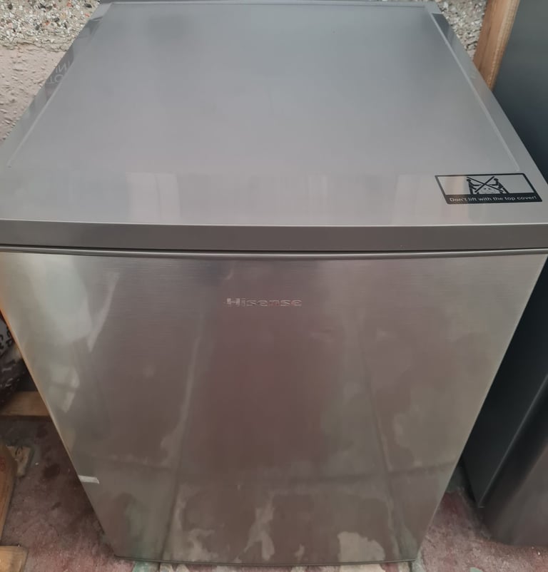 Hisense under counter fridge silver 55cm wide 