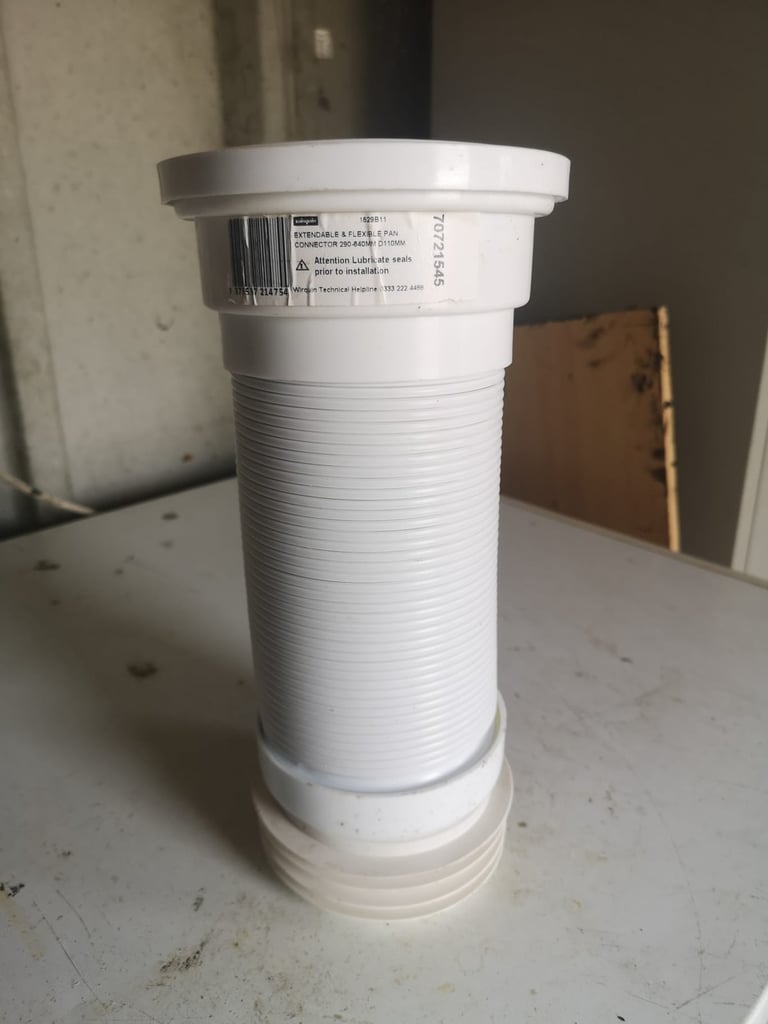 image for 2x unused toilet pan connectors - £5