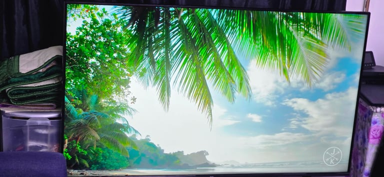 Tv Bush 58 inch big screen 24 model 4k smart 