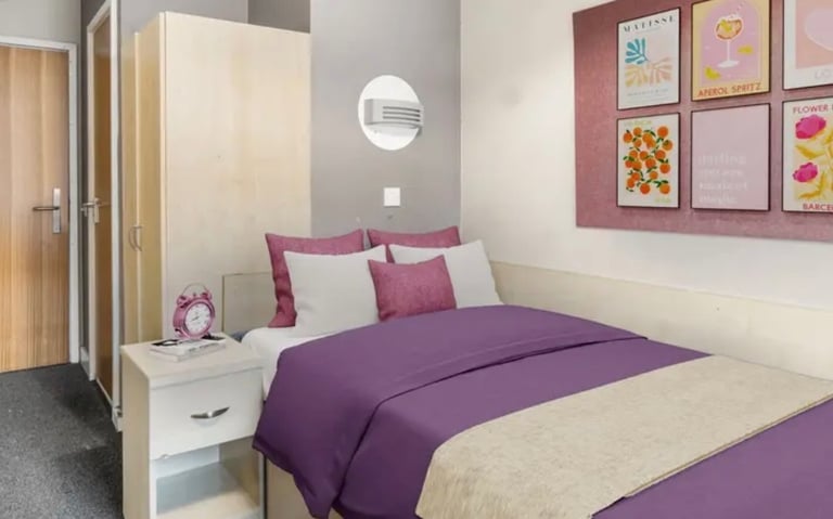 Standard Single Ensuite Student Accommodation Room