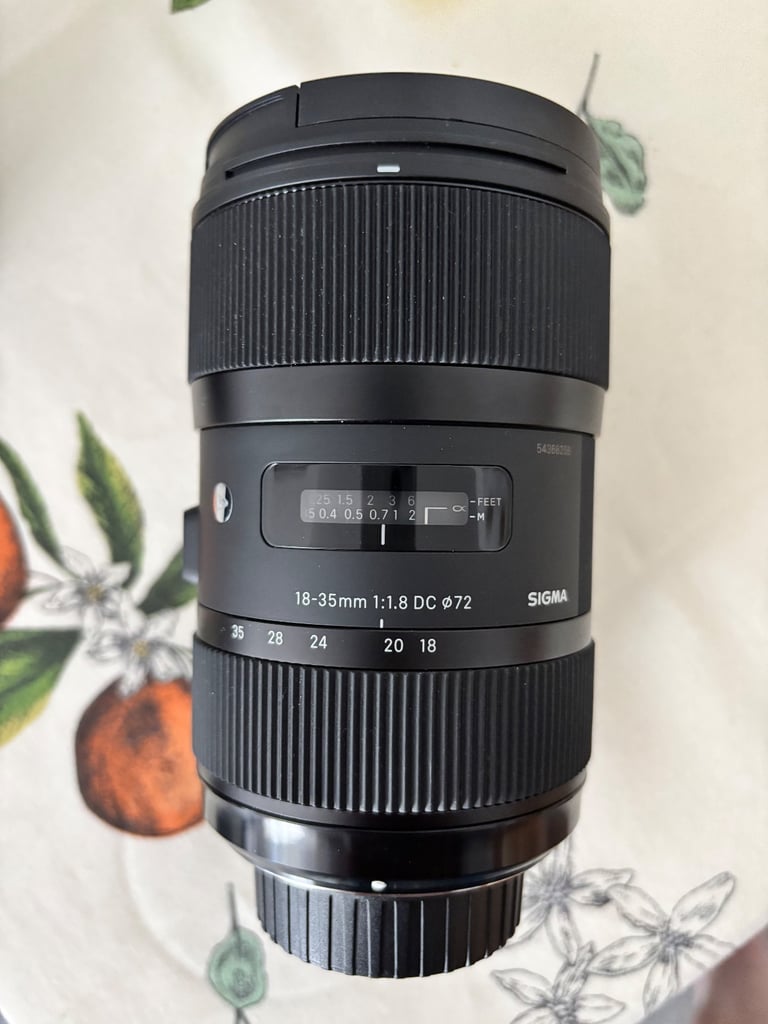 Sigma 18-35 F1.8 DC Nikon F mount