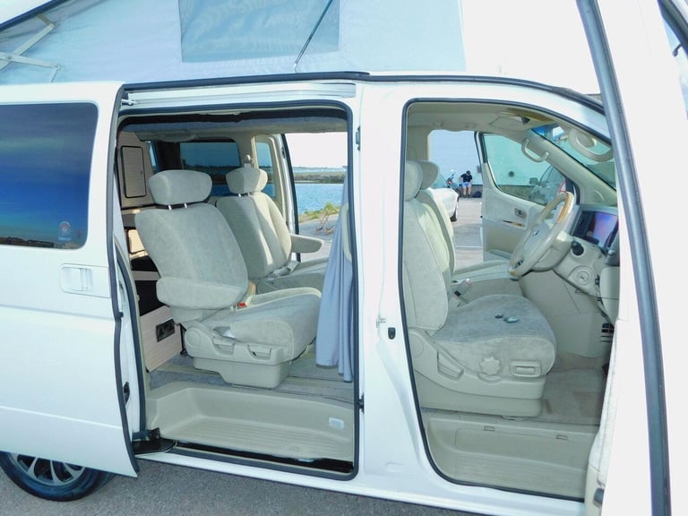 Nissan Elgrand 2 + 2 Berth Pop Top Campervan with Automatic gearbox for Sale