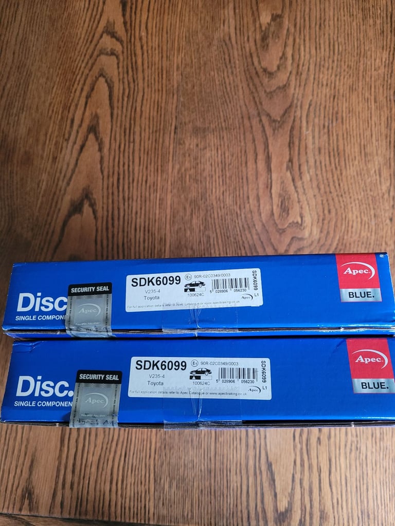 Brand New APEC Yaris Front Discs