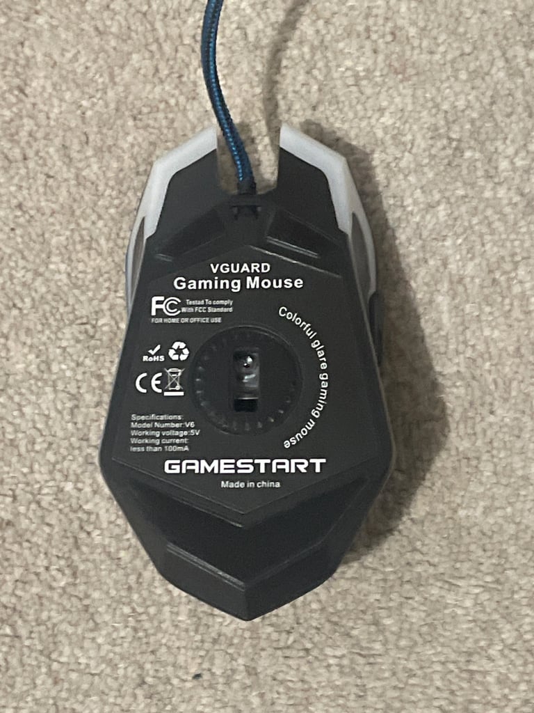 VGuard Wired RGB Gaming Mouse - Great for Laptops and PCs