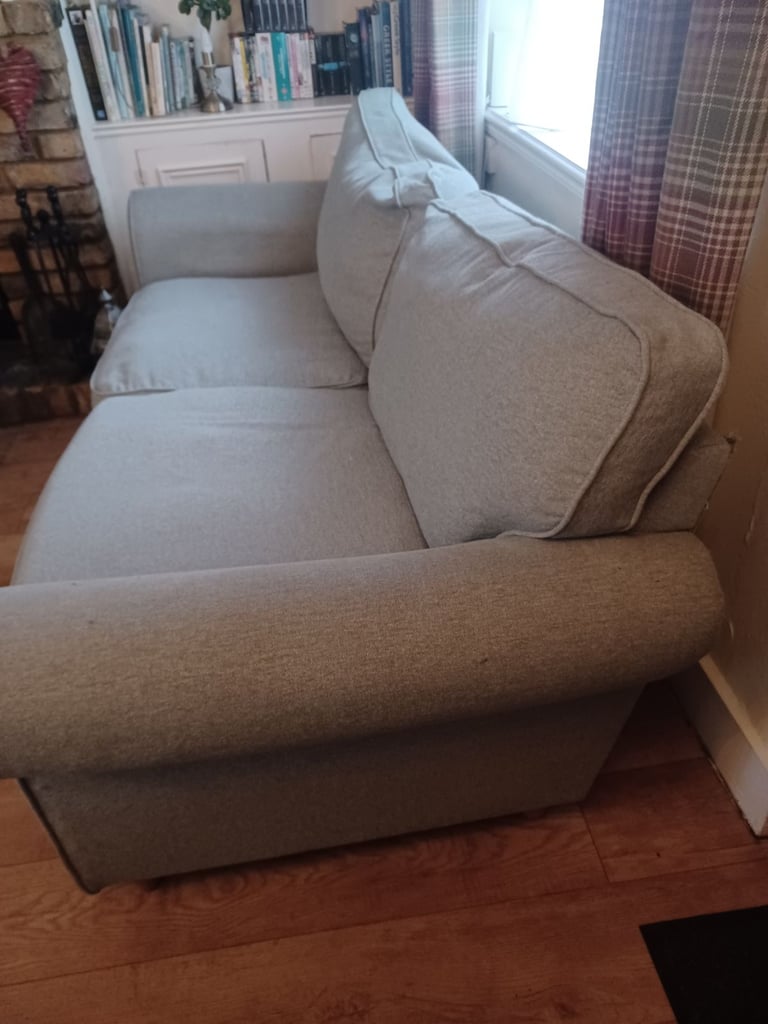 Pale blue 2 seater sofa