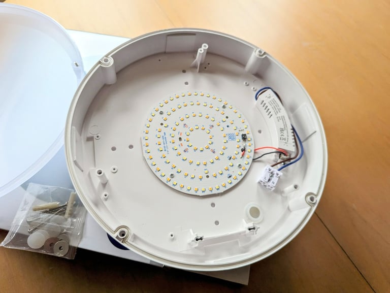 Eterna Carina 17W LED Emergency Tri-Colour Bulkhead White- NEW