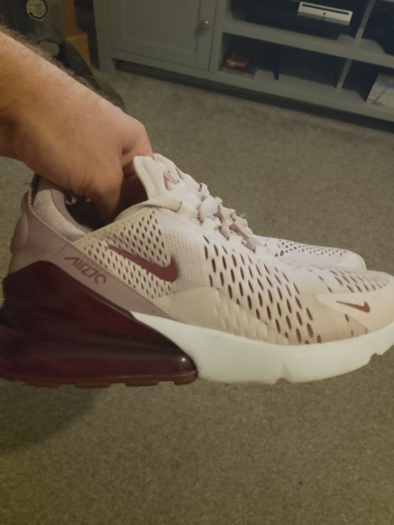 Nike Air Max 270 Barely Rose Pink Women's Size 7Running Shoes AH6789-601