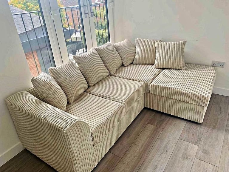 Jumbo Cord corner sofa on sale | in Brick Lane, London | Gumtree