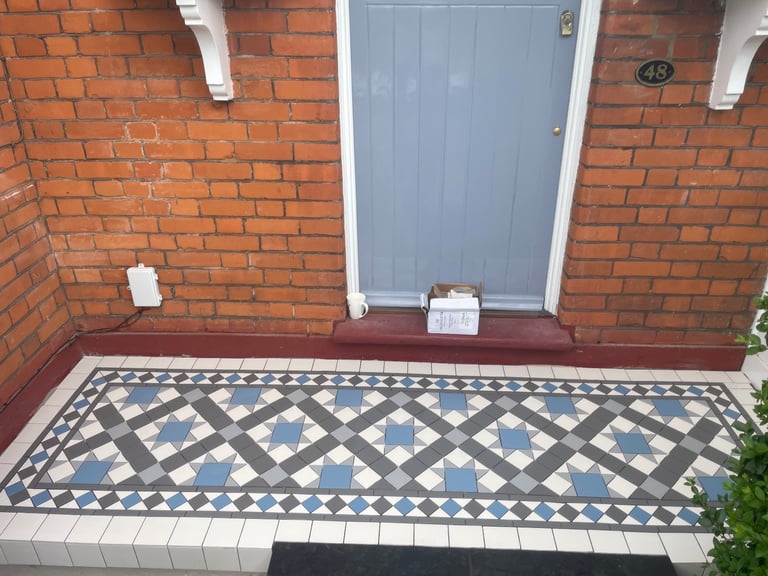 Tiling, Bathroom, Kitchen, Patio, Victorian tiles, underfloor heating  