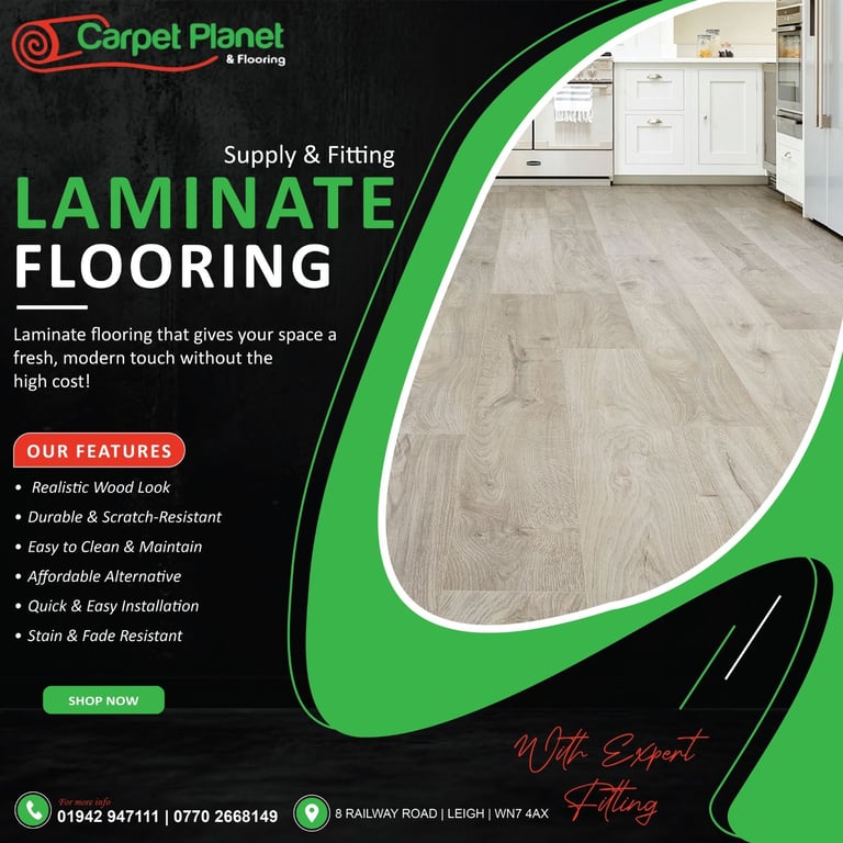 image for Laminate flooring - Supply and fit