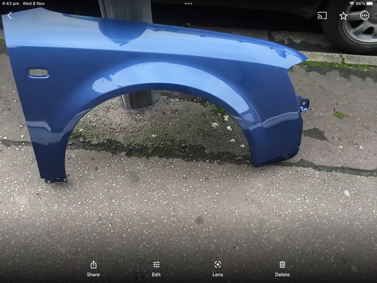 Used Audi front wing for Sale, Car Parts