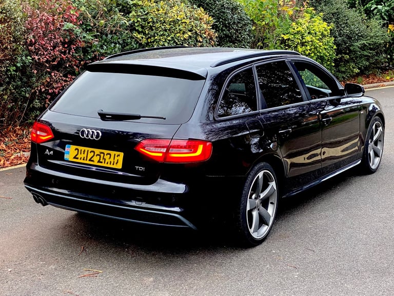 2012 AUDI A4 AVANT BLACK EDITION 2.0 TDI FACELIFT FSH NEW CLUTCH/FLYWHEEL LOVELY CAR