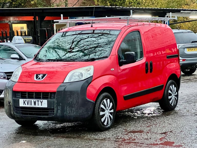 2011 Peugeot Bipper 1.4 HDi 8v S Class II Panel Van 3dr Diesel Manual FWD L1 H1 (123 g/km, 70 b P...