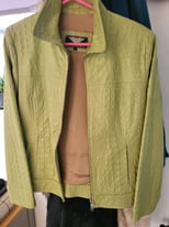 Lime green leather size 12 14 