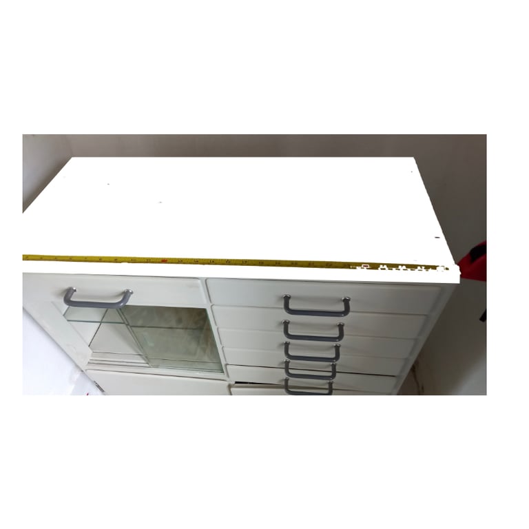 CABINET, Vintage Mid-century Medical Cabinet