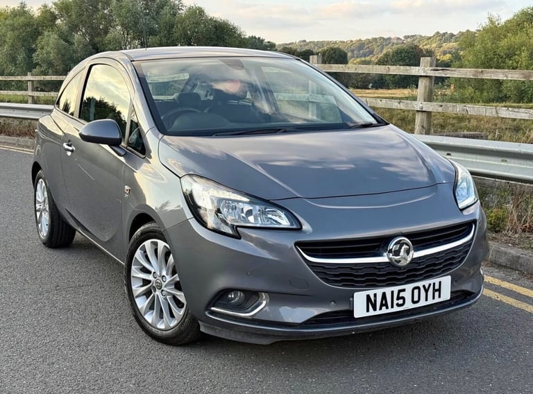 2015 VAUXHALL CORSA 1.4 ECOFLEX SE 3 DOOR GREY LOW MILEAGE 2 OWNERS TOP SPEC