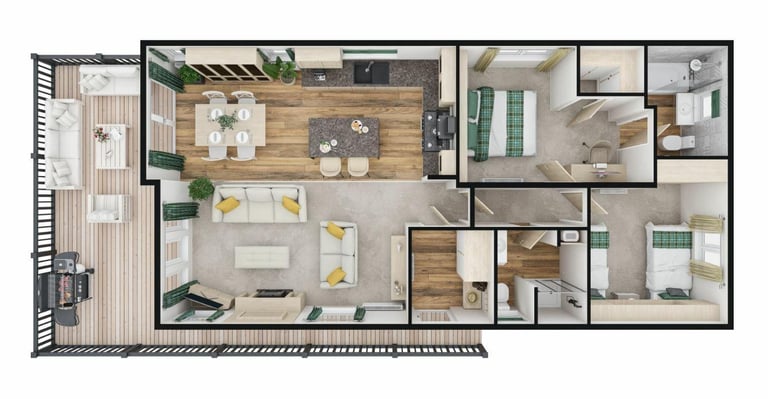 Atlas Debonair Lodge in York  - Lodge / Caravan 