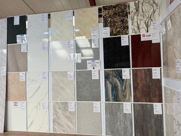 wet wall panels, PVC Wall to Ceiling Panel 2.95mx250mmx8mm