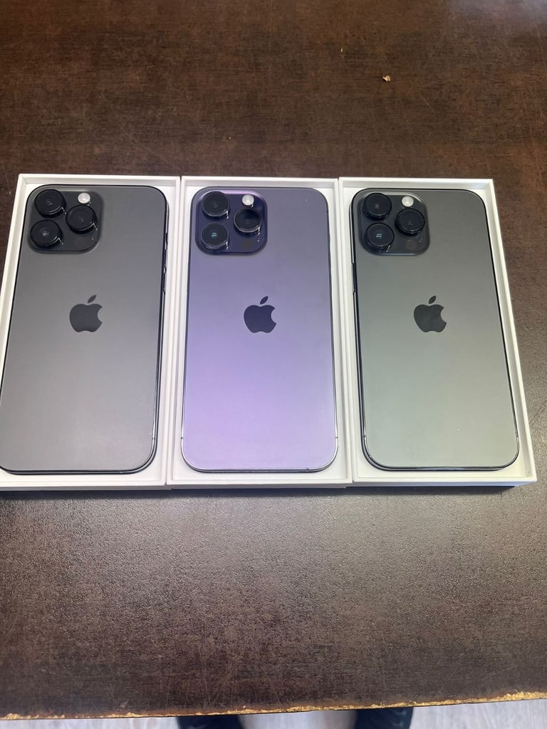 Iphone 14 pro 128gb £360 256gb £385 unlocked with warranty