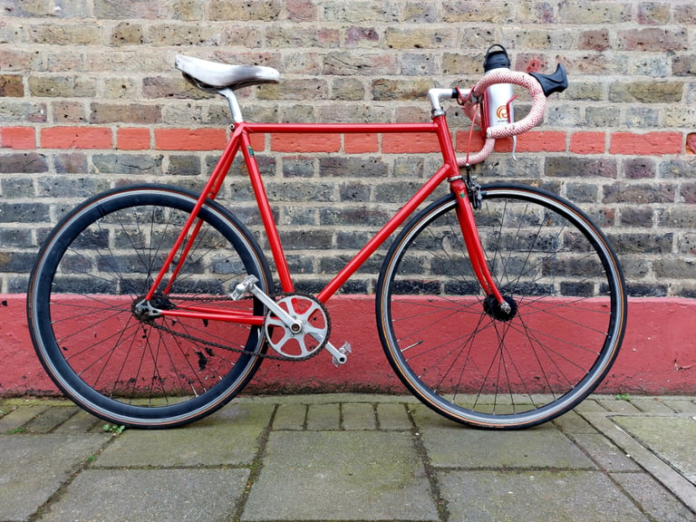 Vintage reynolds 531 competition singlespeed bike 