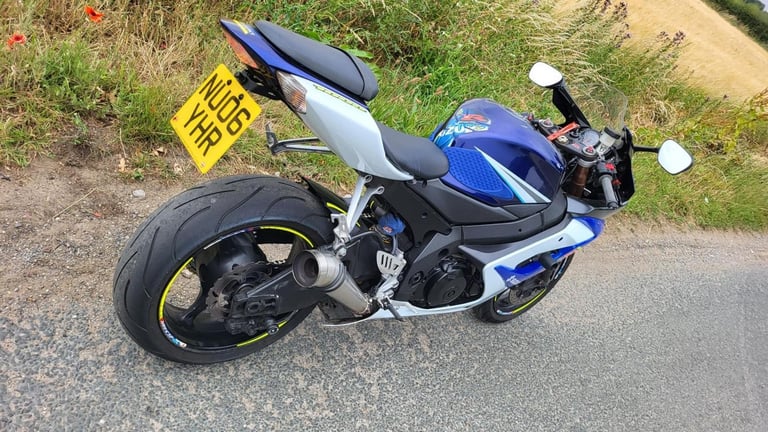2006 06 SUZUKI GSXR 1000 K6 GSXR1000 SUPERBIKE CLASSIC SPORTS BLUE  WHITE