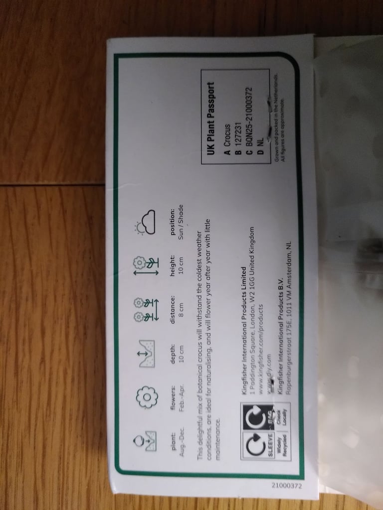 Daffodil, Crocus, & Allium bulbs 