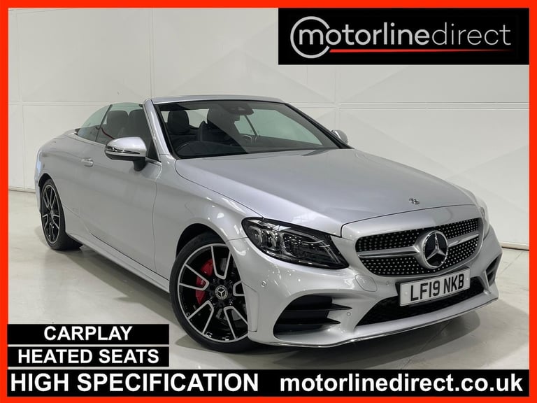  Mercedes-Benz C Class 2.0 C300 AMG Line (Premium) Cabriolet 2dr Petrol G-Tronic+ Euro 6 (s/s) (2...