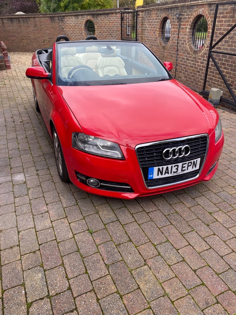 Audi, A3, Convertible, 2013, Manual, 1598 (cc), 2 doors