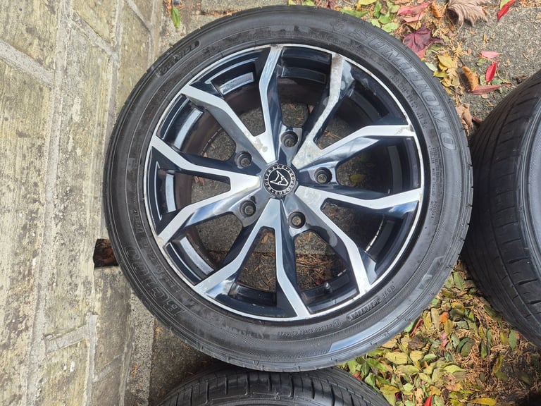 🌟Ford Transit 5x160 18 inch alloy wheels with MATCHING TYRES 6M++