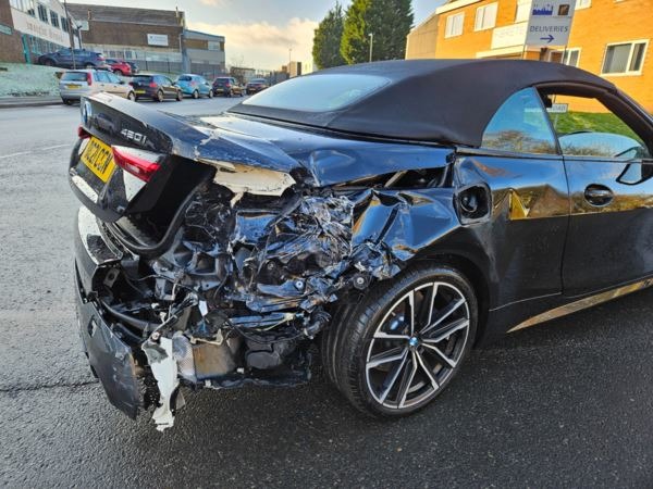 2021 21 BMW 4 Series 420i Convertible M Sport Auto Damaged Repairable Salvage