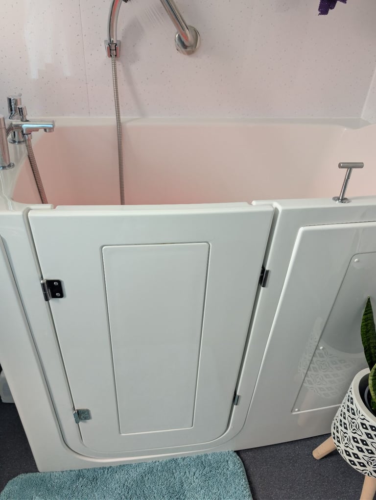 Bathing Solutions walk in bath and shower with lighting