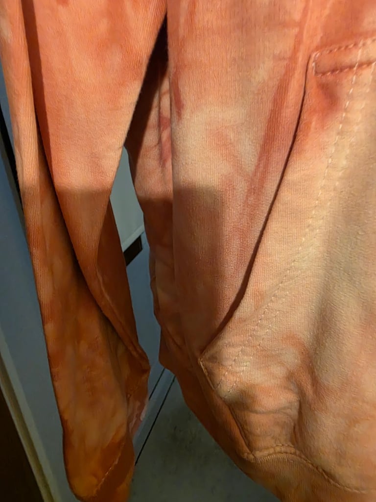 Womens tue dye hoodie .