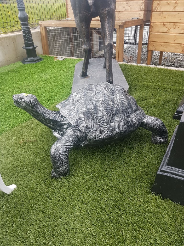 Resin Leopard garden ornament