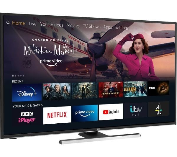 image for AS NEW 40”JVC 4k SMART LED ULTRA HDTV 