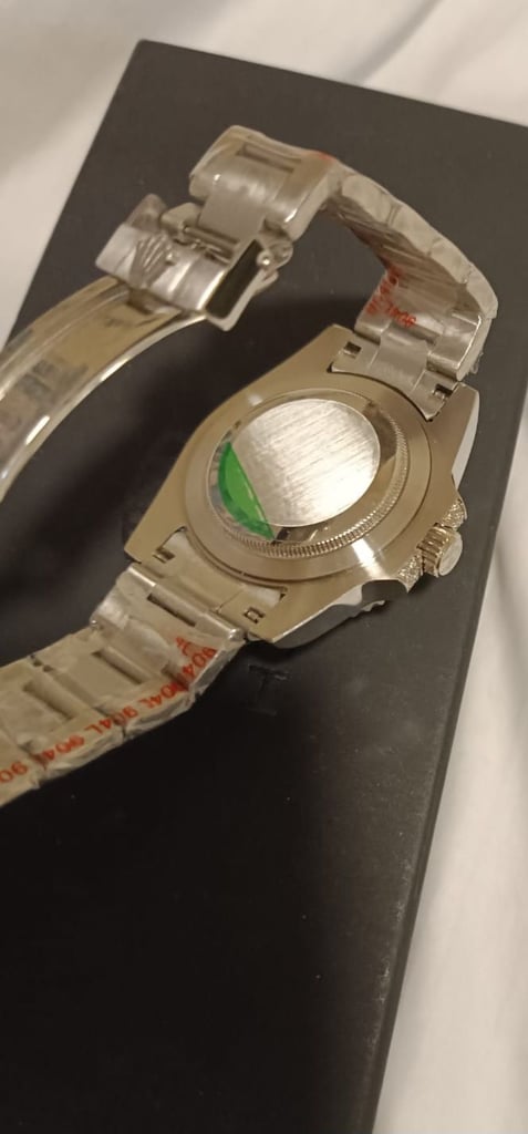 Men rollex watch blue sub class