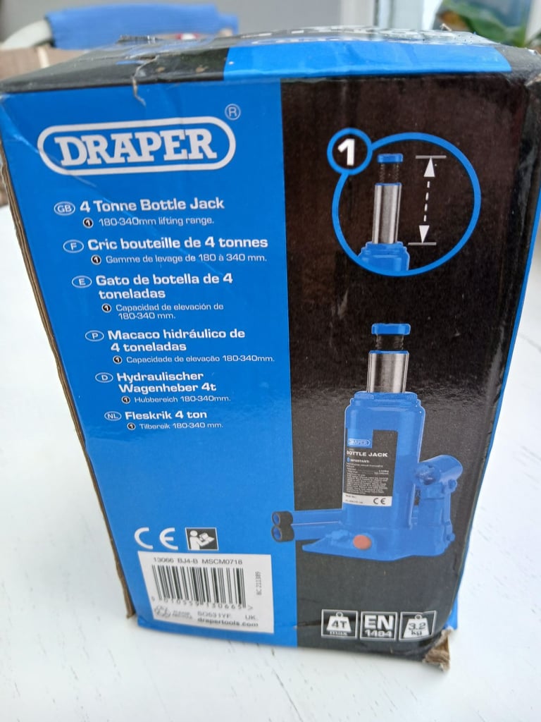 Draper Bottle Jacks BNIB