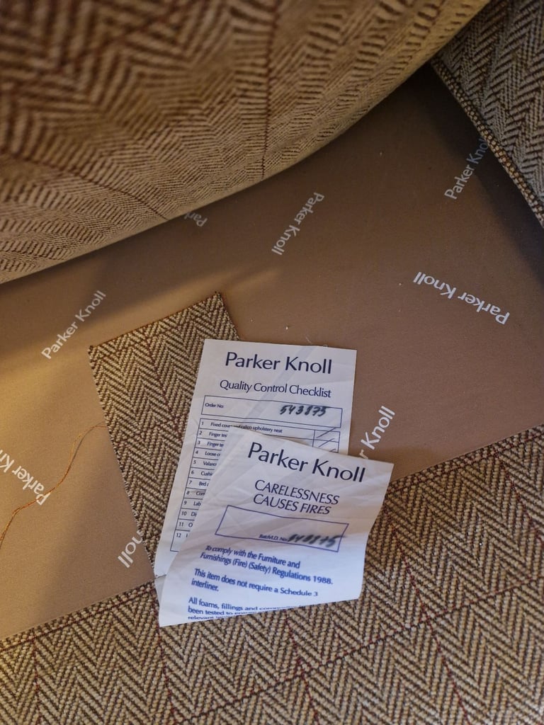 image for Large 3 seater Sofa and matching chair 