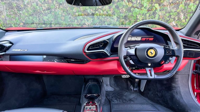 2022 Ferrari 296 GTB 3.0T V6 7.45kWh F1 DCT Euro 6 (s/s) 2dr Coupe Plug-In Hy Automatic