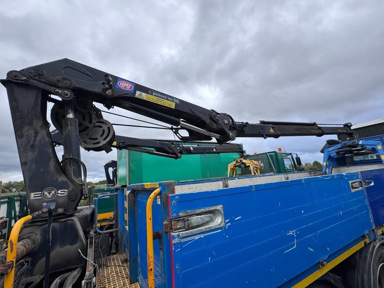 2015 DAF CF 75.330 DROPSIDE 26ton WITH HMF 1420 FOLD AWAY CRANE  SPARES REPAIRS