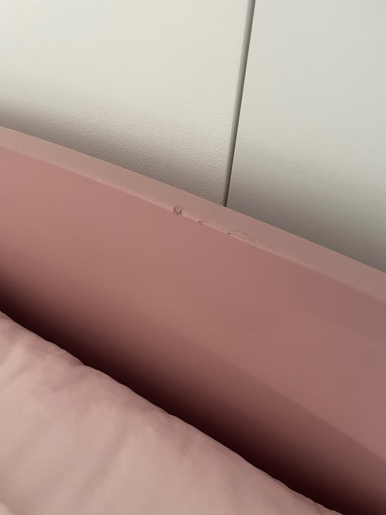 Flexa kids single bed, mattress and matching stool